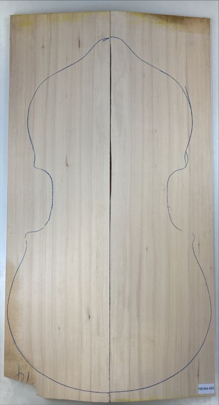 Top Spruce Double Bass Unique Piece #003